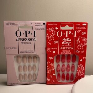 OPI xPress/On Nail Set - Nude and Vibrant Red